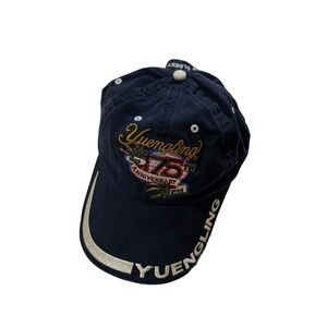 Yuengling Hat Navy Blue 175th Anniversary Brewery Embroidered Strapback Cap